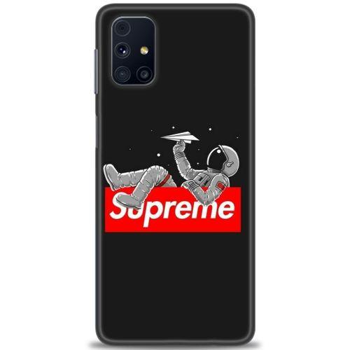 Samsung Galaxy M51 Kılıf HD Baskılı Kılıf - Supreme + Tam Ekran Koruyucu