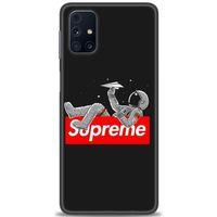 Samsung Galaxy M51 Kılıf HD Baskılı Kılıf - Supreme + Tam Ekran Koruyucu