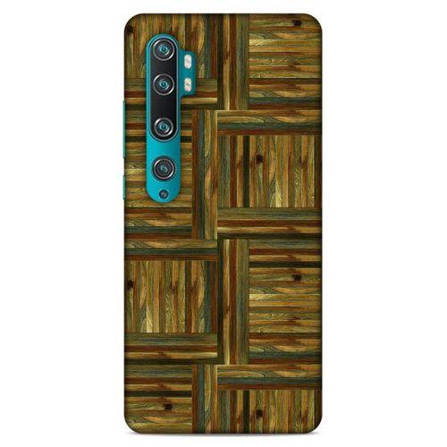 Lopard Xiaomi Mi Note 10 Pro Uyumlu Kılıf Wood'X (47) Crystal Flex Kılıf Baskılı
