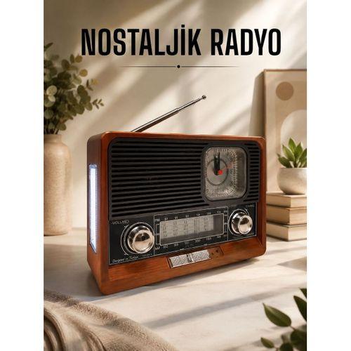 Nostaljik Radyo Usb,aux Ve Sd Kart Girişli Bluetooth Bağlantılı
