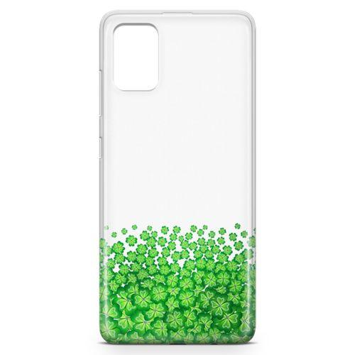 Samsung Galaxy A51 Kılıf Yoncalar Arka Kapak Koruma Desenli Full Koruyucu