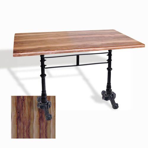 Dockers Çipa 3002 Döküm Ayak Masa 80x140 cm - (Werzalit, Wermodin ve Allzalit Tabla) - Indiana Wood