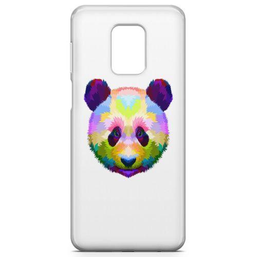 Xiaomi Redmi Note 9s Kılıf Renkli Panda Arka Kapak Koruma Desenli Full Koruyucu