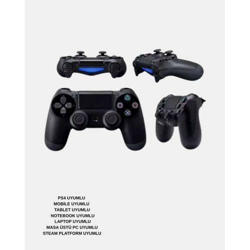 Ps4 Kablosuz Oyun Kolu V2 – Bluetooth Bağlantılı, Titreşimli, Pc Ve Mobil Uyumlu