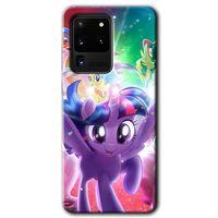 Potkal Hediye Fabrikası Samsung Galaxy S20 Ultra Kılıf HD Desen Baskılı Arka Kapak - Pony