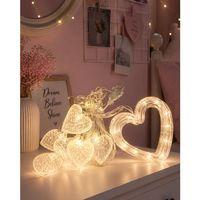 Kalp Figürlü Led Neon Dekor Işığı Romantik Ortam Aydınlatması