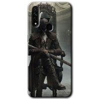 MRCİLETİSİM Oppo A31 Kılıf Kapak - Bloodborne Hunters +Hayalet Ekran Yandan Gözükmez
