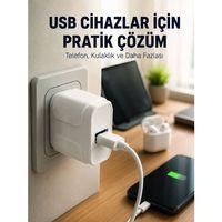 12w Usb Şarj Adaptörü 5v 2 4a Hızlı Ve Güvenli Şarj Başlığı