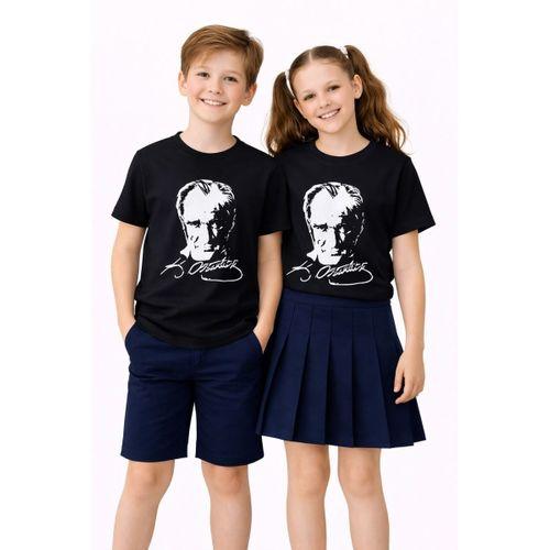 Atatürk Baskılı Çocuk Tişört BGL-ST05506