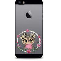 Zoologix (77) Apple Iphone 5S Şeffaf Kılıf Silikon Desenli