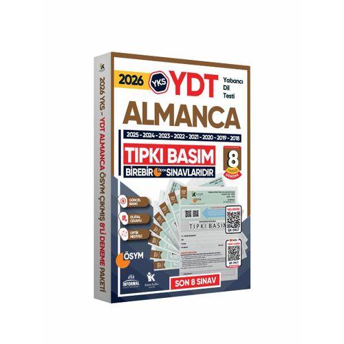 2026 YKS YDT (Yabancı Dil Testi) ALMANCA ÖSYM Çıkmış Soru Tıpkı Basım Deneme Paketi 8li Türkiye G