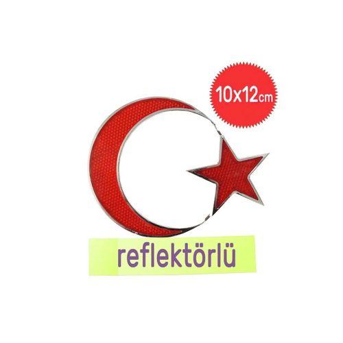Oto Arma Türk Bayrağı Ay Yıldız Reflektörlü