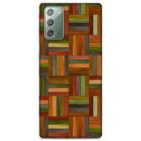 Lopard Samsung Galaxy Note 20 Uyumlu Kılıf Wood'X (21) Koruyucu Kapak Baskılı