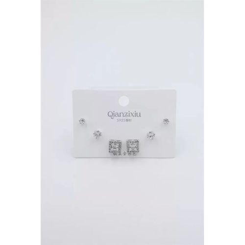 Çoklu Set Küpe - Gümüş