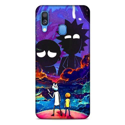 Samsung Galaxy A40 Uyumlu Kılıf Rick And Morty (46) Core Armor Kılıf Decoy Ricks