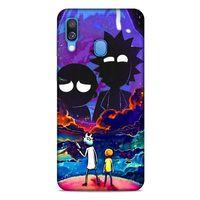 Samsung Galaxy A40 Uyumlu Kılıf Rick And Morty (46) Core Armor Kılıf Decoy Ricks