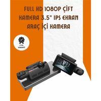Araç İçi Ve Ön Kameralı 3 İnç Ips Ekranlı Full Hd Güvenlik Kamerası