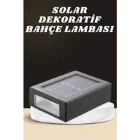 Dekoratif Duvar Lambası Solar Güneş Enerjili Bahçe Aydınlatması