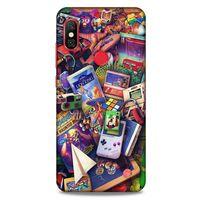 Retro (34) Desen Slim Armor Kılıf Renkli Xiaomi Redmi Note 6 Pro Kılıf