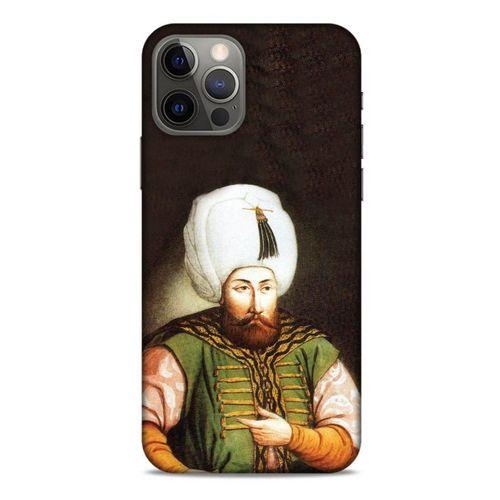 Apple iPhone 13 Pro Uyumlu Kılıf Ottoman (24) Darbe Emici Kılıf III. Murad