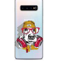 Zoologix (5) Samsung Galaxy S10 Plus Şeffaf Kılıf Silikon Desenli