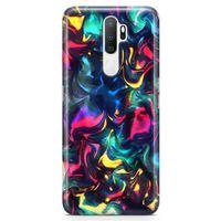 Oppo A9 2020 Kılıf Işıklı Geceler Arka Kapak Koruma Desenli Full Koruyucu