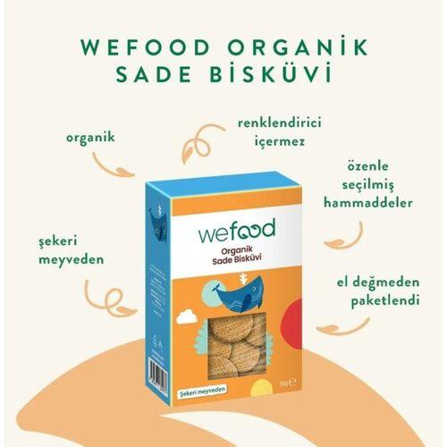 Wefood Wefood Organik Kids Sade Bisküvi 50 Gr
