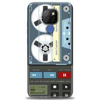 General Mobile GM 20 Kılıf HD Baskılı Kılıf - Nostaljik Kaset + Tam Ekran Koruyucu