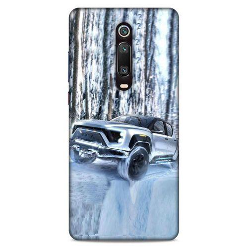 Lopard Xiaomi Mi 9T Pro Uyumlu Kılıf PickUpX (46) Core Armor Kılıf Gümüş