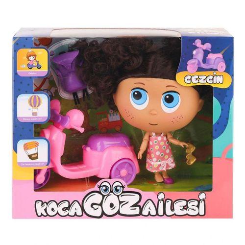 Eğitici Oyuncak  BLD298 Koca Göz Ailesi Motorcu Gezgin -Birliktoys