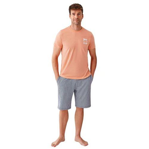 Baba-oğul Seti Erkek Pijama Şortlu Takım Ar3671s