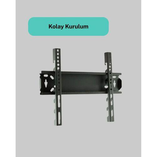 Ayarlanabilir 32-42 İnç Led Tv Duvar Askı Braketi 40 Kg Taşıma