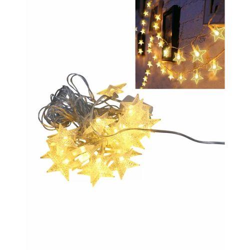 Dekoratif Yıldız Led Aydınlatma 5 Metre Sabit Işık İç Mekan Kullanım