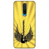 Lopard Xiaomi Poco X2 Uyumlu Kılıf Tattoo's (41) Tank Kılıf Gitar Dövmesi