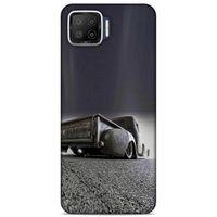Lopard Oppo A73 Uyumlu Kılıf PickUpX (10) Full Koruma Kılıfı Koyu Gri