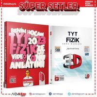 Benim Hocam 2023 TYT Fizik Konu ve 3D Soru Bankası Seti 2 Kitap