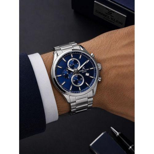 Daniel Klein Damat Ve Takım Elbiseye Özel 2 Yıl Garantili Çelik Kordon Erkek Kol Saati VS.BLKT.1055