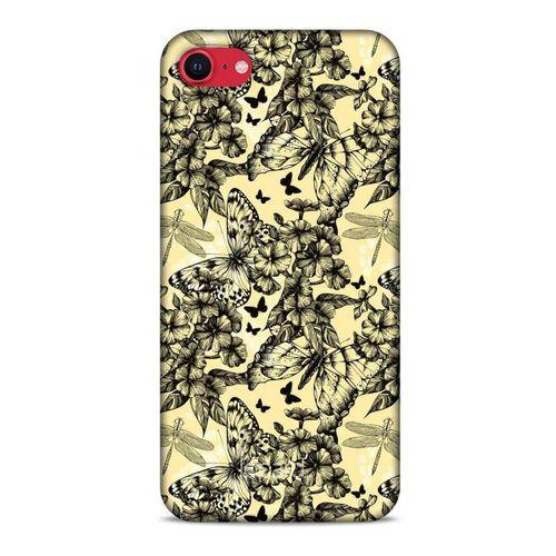 Apple iPhone SE 2020 Kılıf Kelebek Etkisi (34) Slim Armor Kılıf Karışık Renkli