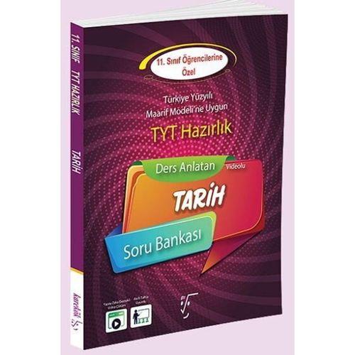 11. Sınıf TYT Hazırlık Ders Anlatan Tarih Soru Bankası Karekök Yayınları