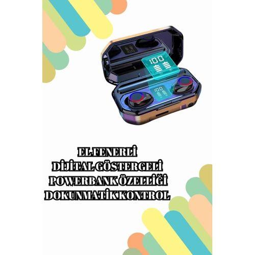 2025 Model Çok Kordonlu Akıllı Saat Ve Bluetooth Kulaklık El Fenerli