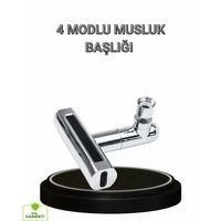 4 Fonksiyonlu Musluk Başlığı 360 Derece Dönebilen Ve Su Tasarruflu
