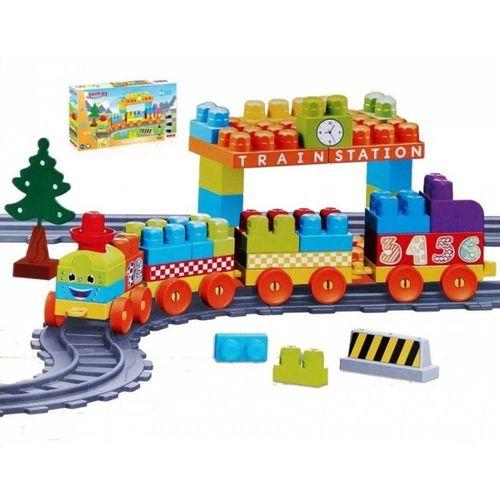 Eğitici Çocuk Dolu 89 Parça Tren ve Yol Set
