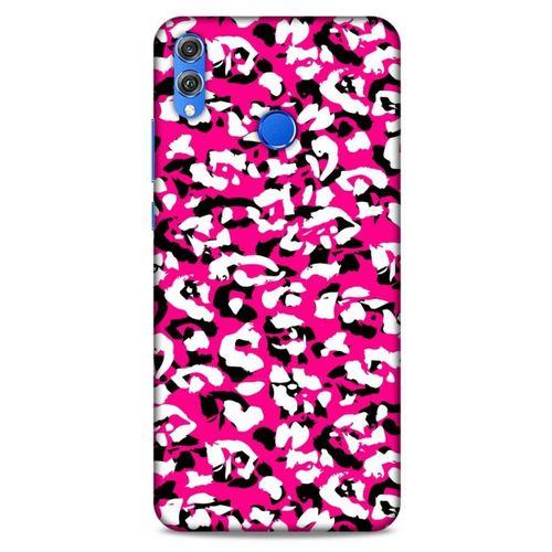 Huawei Honor 8x Uyumlu Kılıf Pembe Delisi (31) TPU Kılıf Kamuflaj