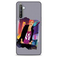 Sokak Modası 52 Oppo Realme XT Kılıf Desenli Silikon