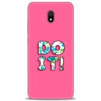 Xiaomi Redmi 8A Kılıf HD Baskılı Kılıf - Do It + Tam Ekran Koruyucu