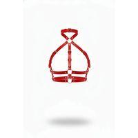 Kırmızı Kadın Kemer Çok Bantlı Deri Vücut Aksesuarı - Brf218