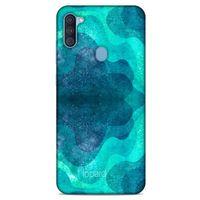 Samsung Galaxy A11 Kılıf Pastel Renkler (6) Silikon Kılıf Mavi Yeşil