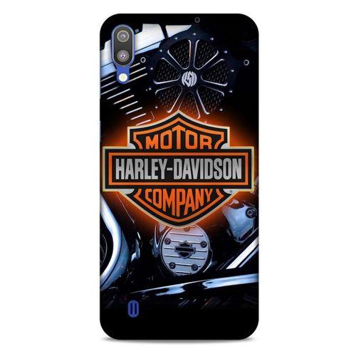 Samsung Galaxy M10 Uyumlu Kılıf Motorsiklet (13) Silikon Kap Harley Davidson