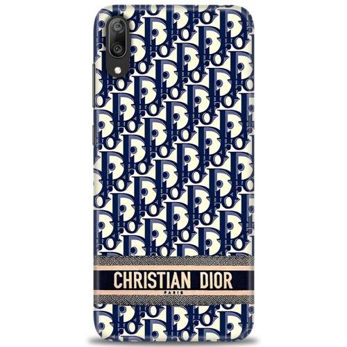 Huawei Y7 Prime 2019 Kılıf HD Baskılı Kılıf - Christian Dior + Tam Ekran Koruyucu