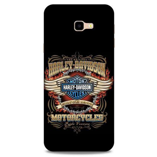 Samsung Galaxy J4 Plus Uyumlu Kılıf Motorsiklet (6) Silikon Kılıf Harley Davidson